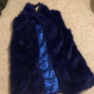 Brand new faux fur vest